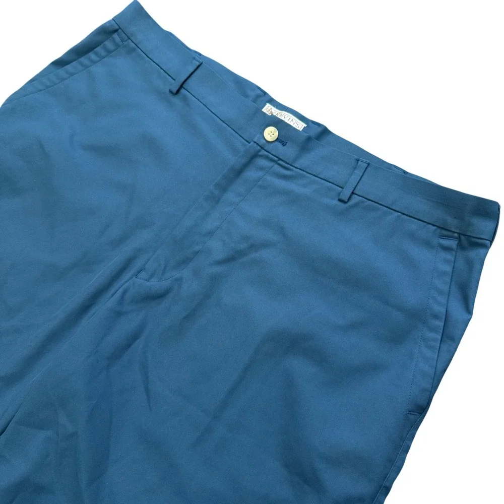 Kevin's by Peter‎ Millar Salem Performance Shorts Mens 40 Blue Golf Tech Flat